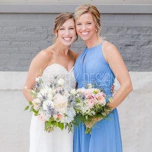 Azazie Blue Jay Bridesmaid dress